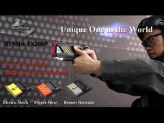 กระสุนสองกระสุน ปืนประสาทด้วยสเปรย์พริกช็อคไฟฟ้า และรีโมทยับยั้ง