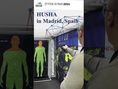 ฮูชา ในงานนิทรรศการ SICUR