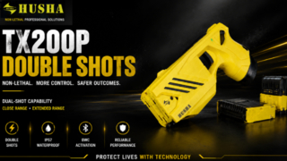 ฮูชา TX200P | อุปกรณ์ Dual-Shot Non-Lethal สำหรับการบังคับใช้กฎหมาย